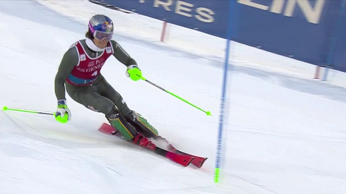 So lief der Slalom in Levi: Straßer fällt im zweiten Durchgang zurück ...