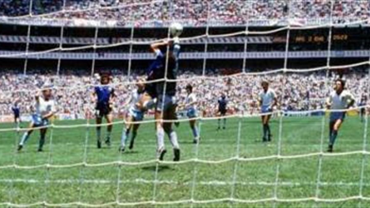 Hand of online god goal