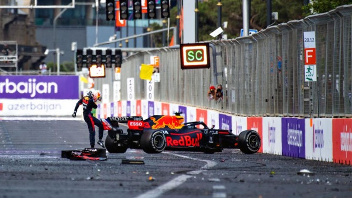 Max Verstappen (Red Bull) au Grand Prix d'Azerbaïdjan 2021