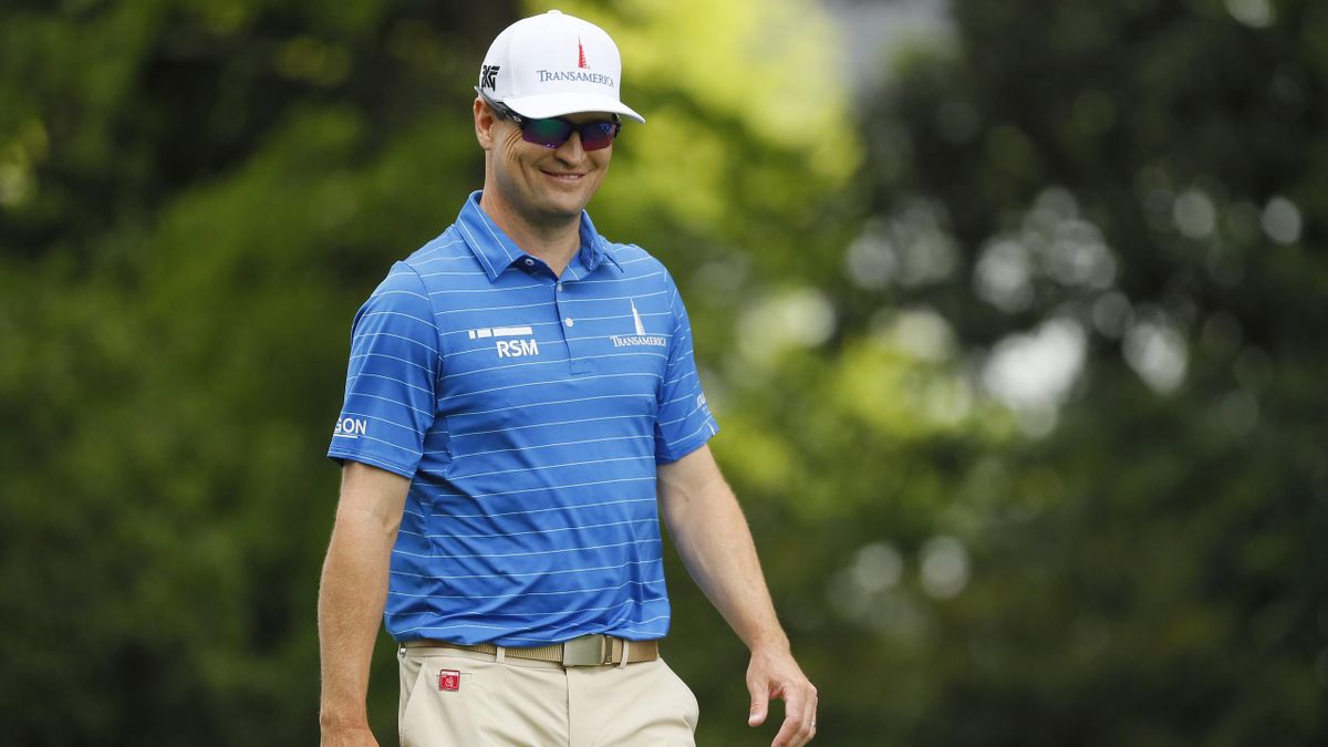 Zach Johnson had an unfortunate moment during his second round at Augusta