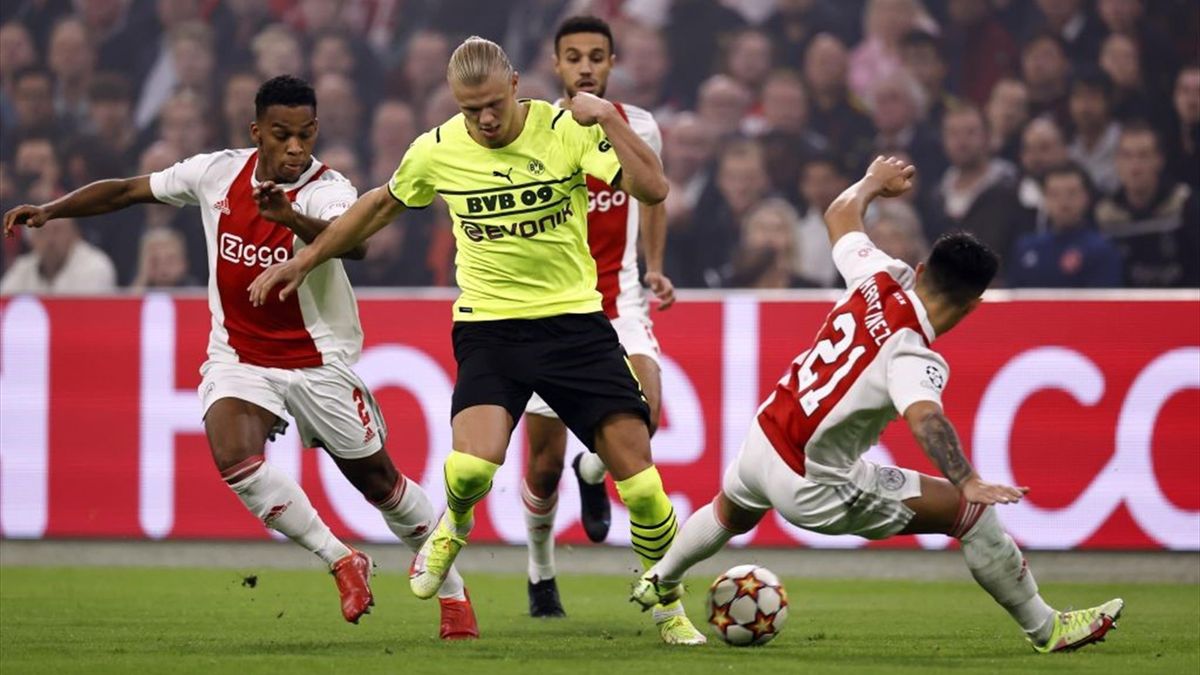 Ajax hammer Borussia Dortmund to make statement of intent in Group C - Eurosport