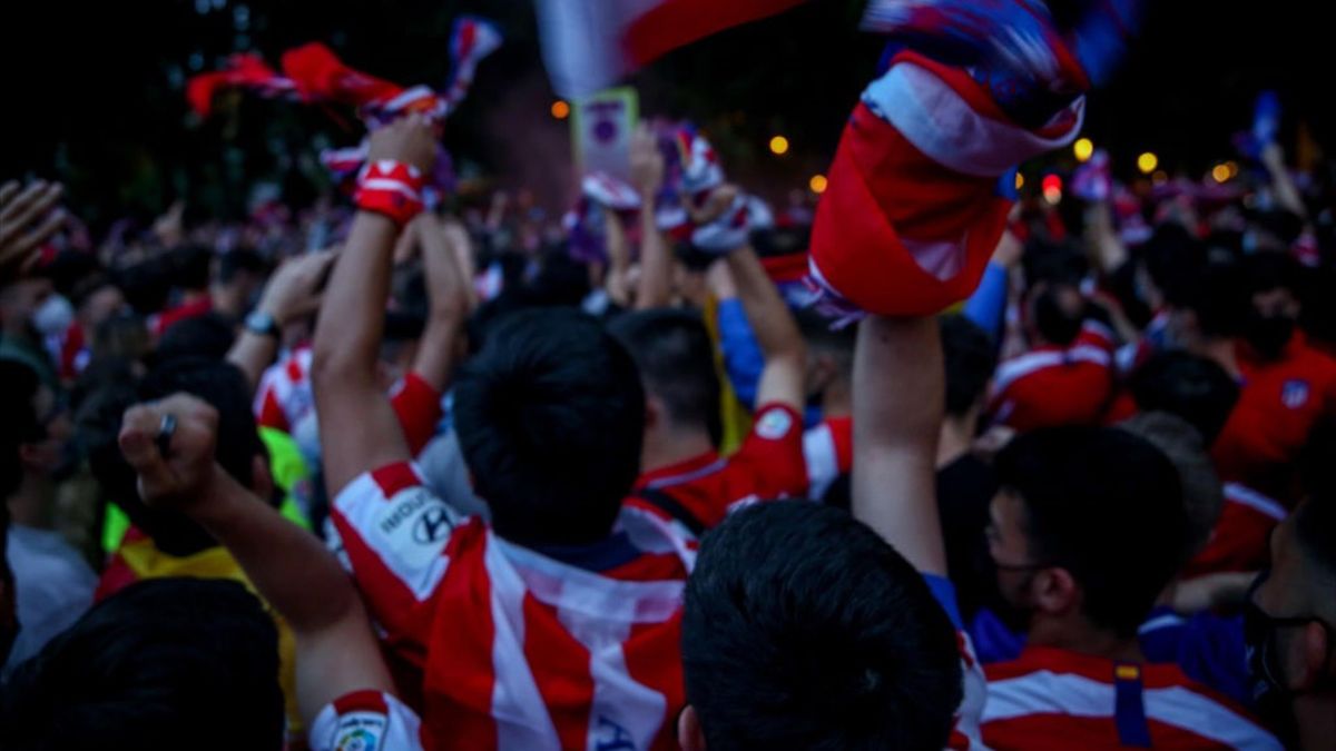 Les supporters de l'Atlético
