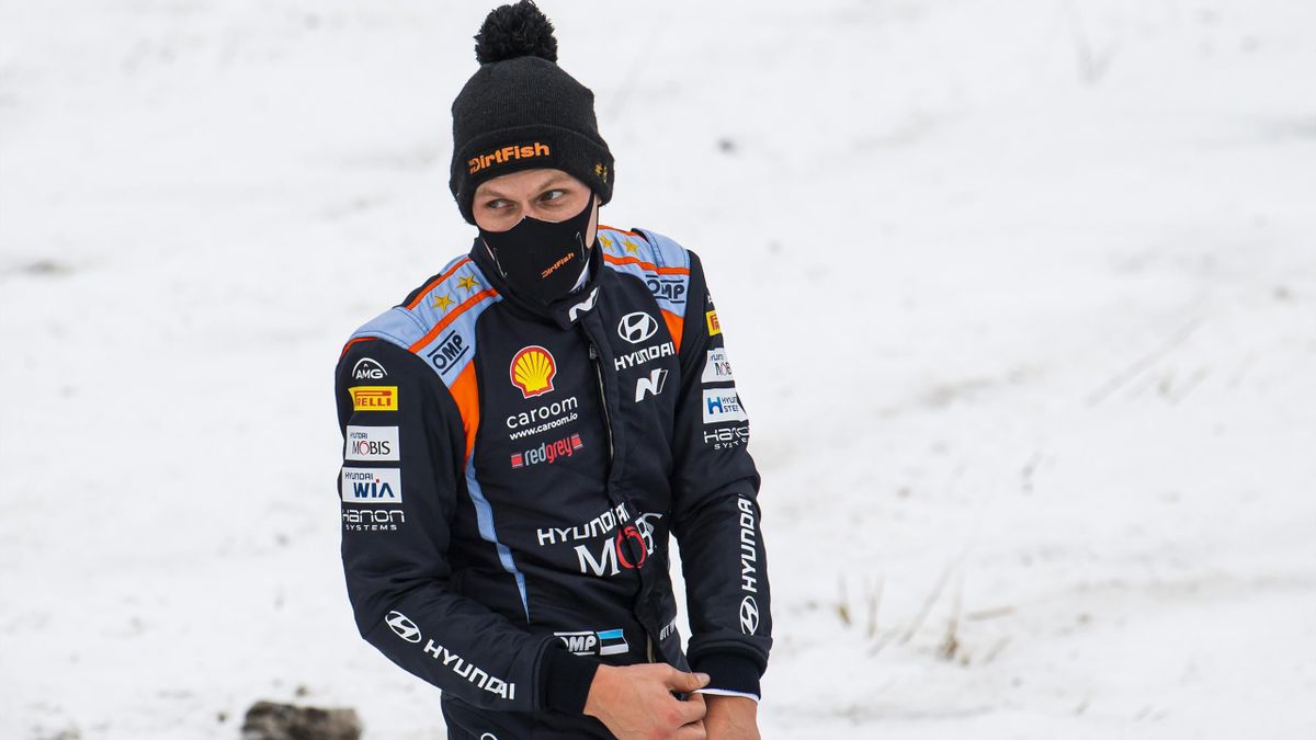Ott Tänak lors du rallye Arctique en février dernier.