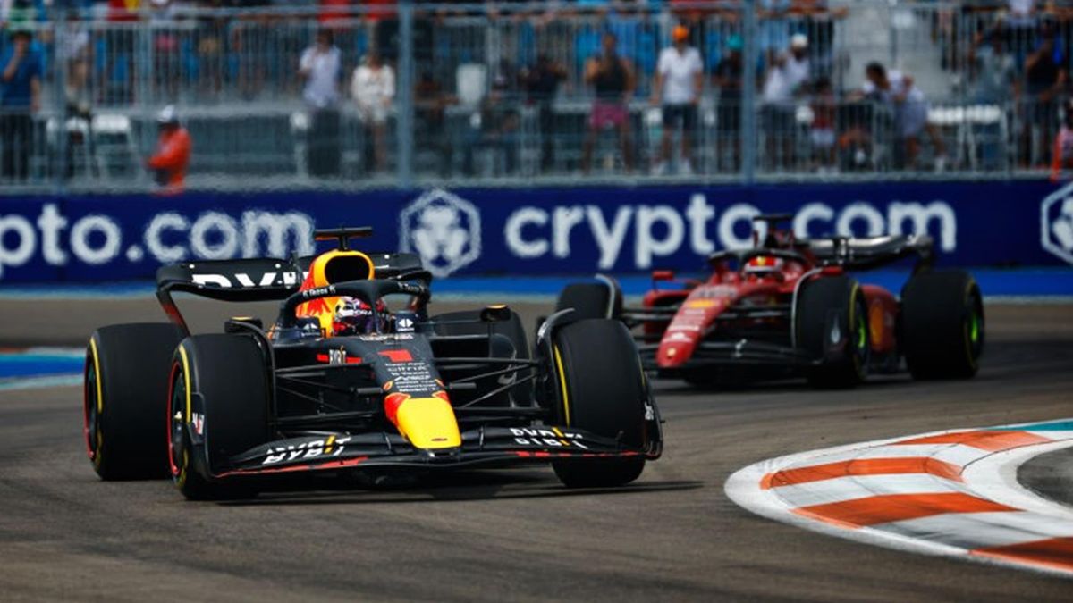 Max Verstappen (Red Bull), Charles Leclerc (Ferrari) - GP of Miami 2022