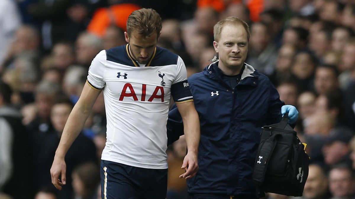 Harry Kane could be a doubt for England's matches against Germany and Lithuania  after limping off during Tottenham's FA Cup quarter-final against Millwall.