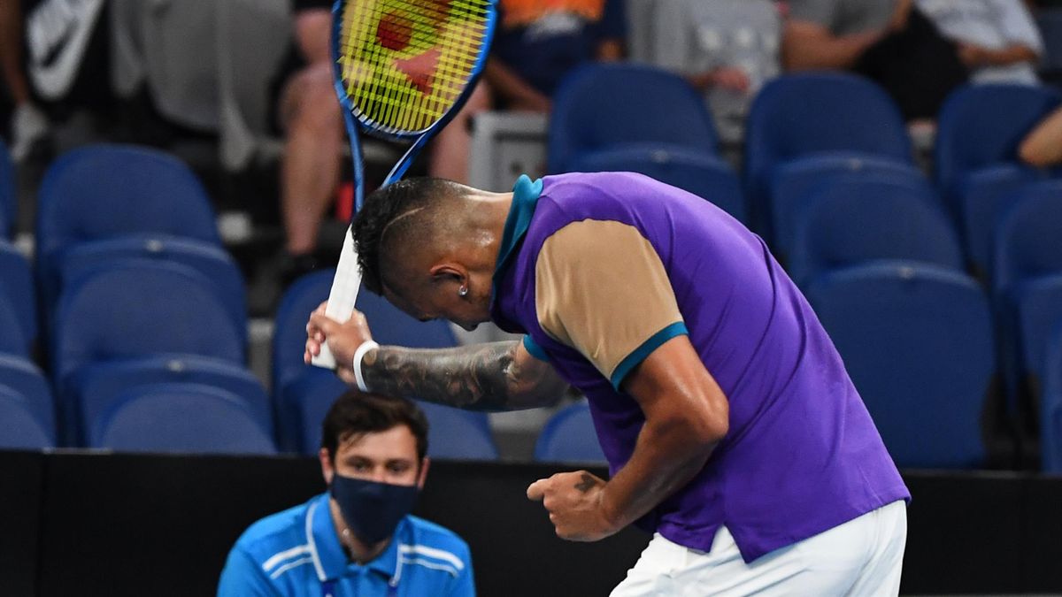 Australian Open 2021 video - 'Reset the machine!' - Nick Kyrgios has fresh meltdowns in ...