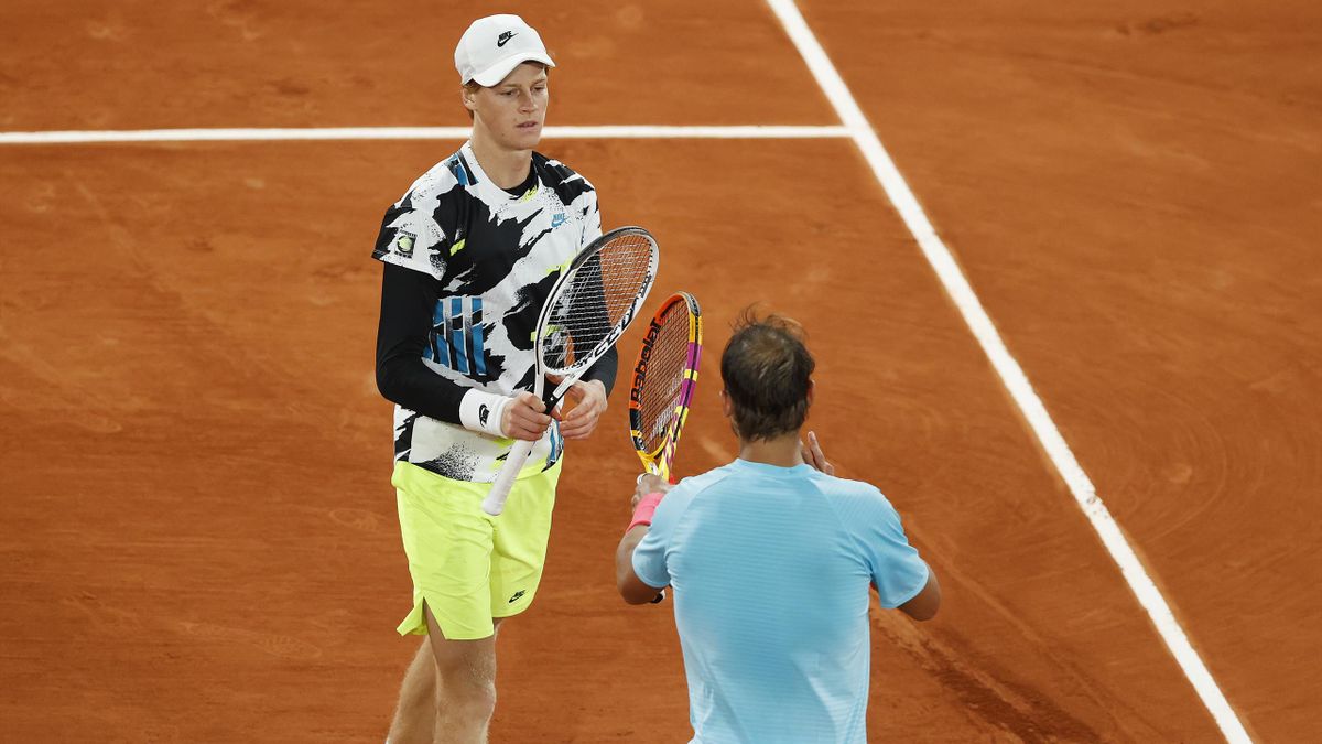Jannik Sinner røyk ut av Roland Garros mot Rafael Nadal