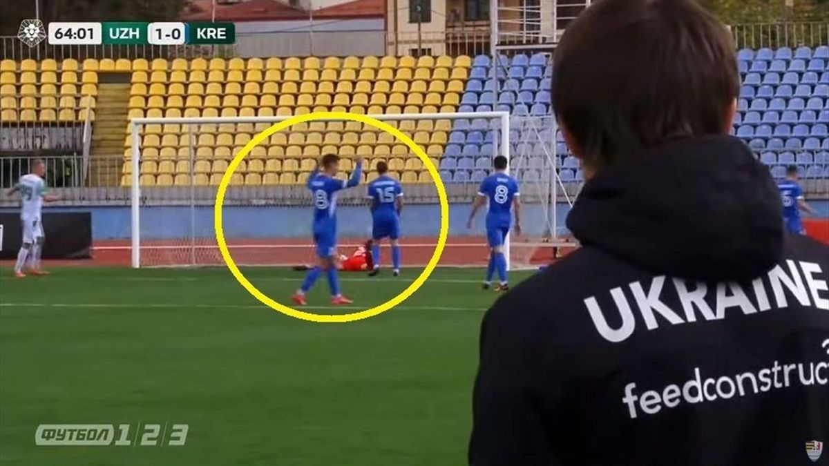 Episod ireal în Ucraina! Un fotbalist e acuzat că a pariat pe un meci, după reacția la golul adversarilor