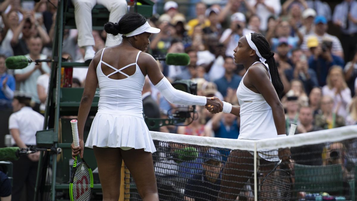 Venus Williams ve Cori Gauff, 2019 Wimbledon ilk turu