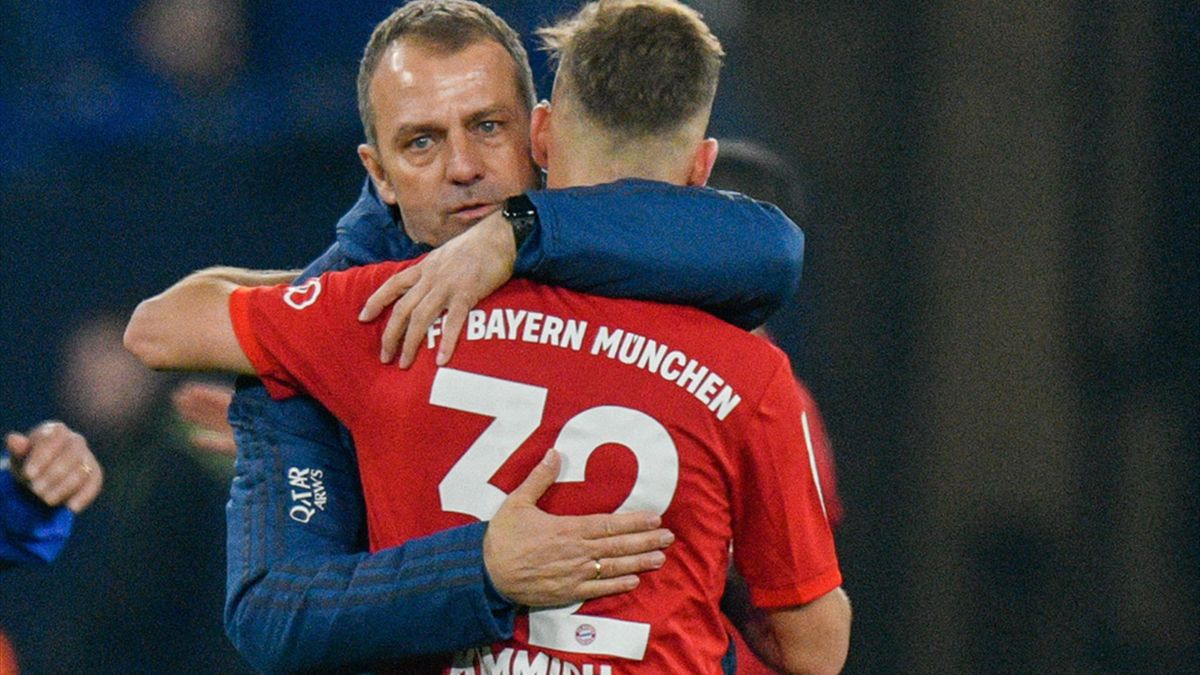 Erfolgsduo beim FC Bayern: Flick (l.) und Kimmich