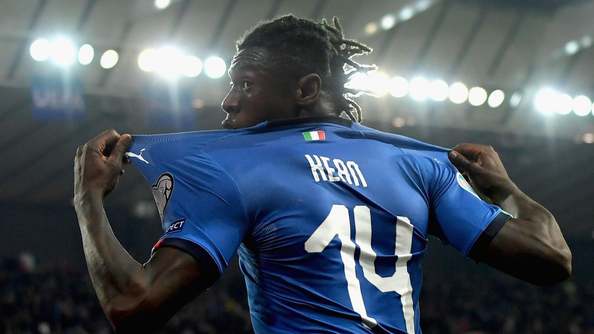 Ligue Des Nations Italie Moise Kean Un Diamant A Polir Pour Le Psg Eurosport