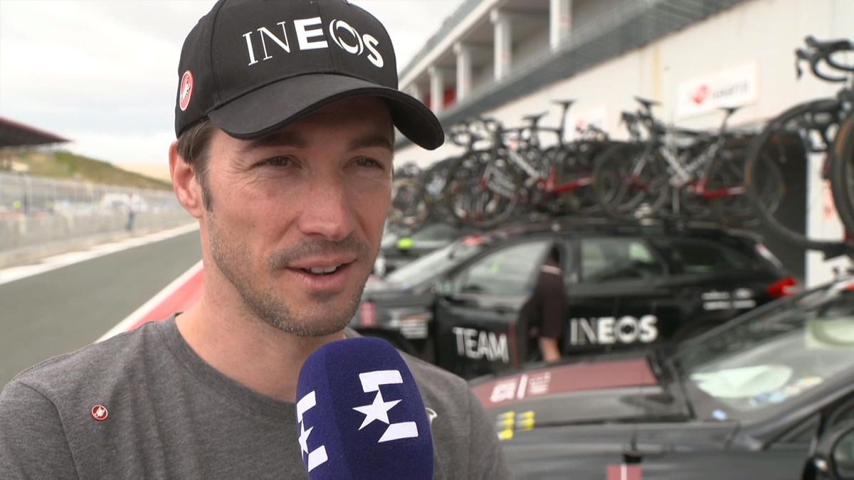 Vuelta Stage 12 : Nicolas Portal interview (FR)