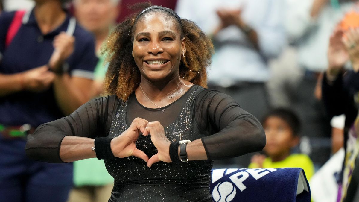 Serena Williams is feeling the love tijdens de US Open