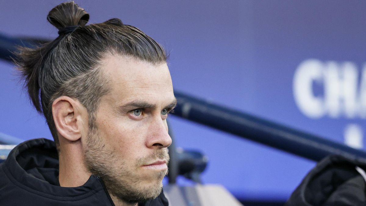 Gareth Bale of Real Madrid during the UEFA Champions League match between Manchester City v Real Madrid at the Etihad Stadium on April 26, 2022.