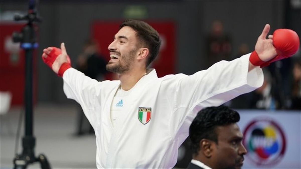 Angelo Crescenzo conquista la certezza del pass olimpico nel kumite | Credit foto: CONI