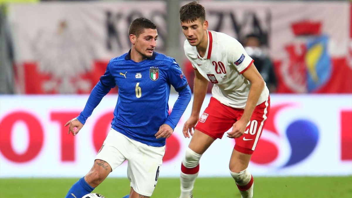 Marco Verratti in azione durante Polonia-Italia - Nations League 2019 - Getty Images