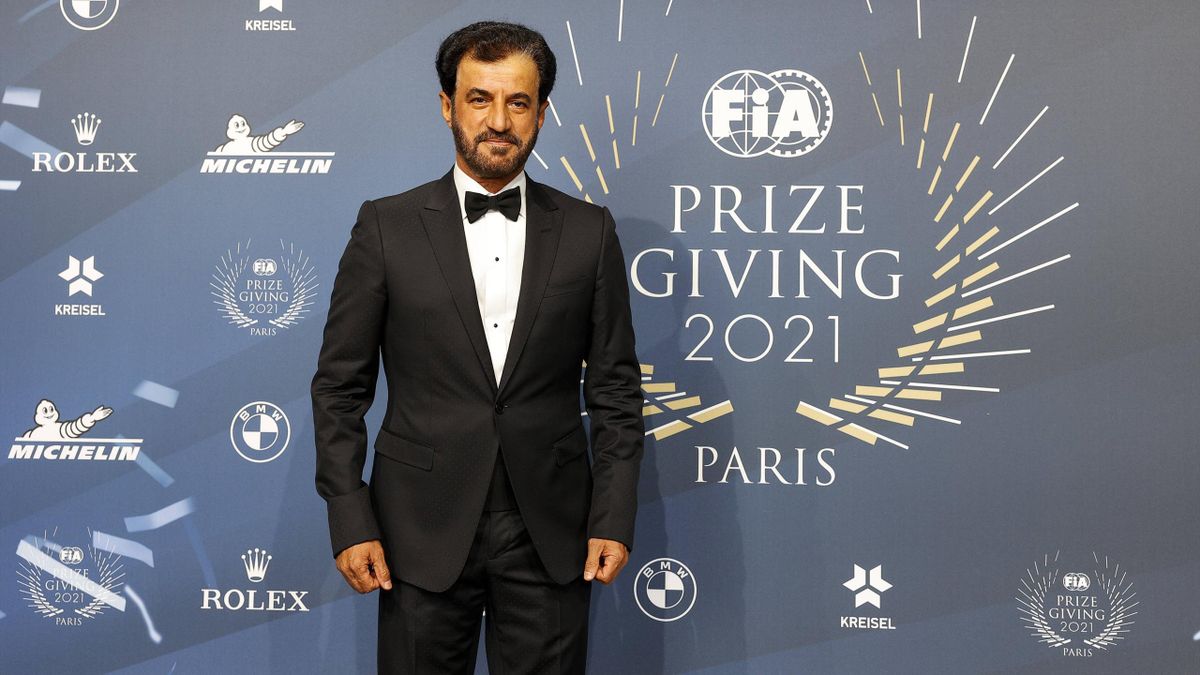 Mohammed Ben Sulayem lors du gala de la FIA à Paris en 2021