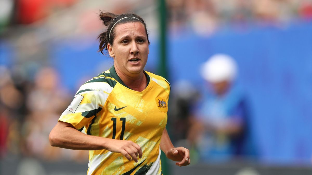 Lisa de Vanna, playing for Australia at the 2019 Women's World Cup