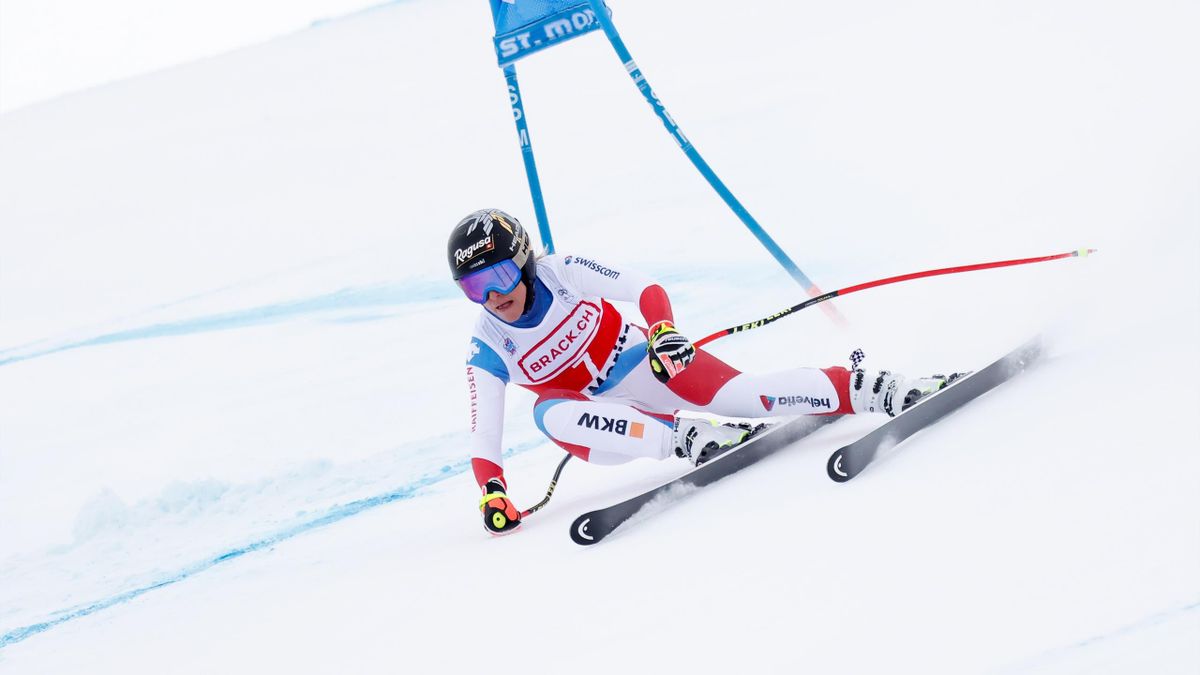 Lara Gut-Behrami en Super-G à St-Moritz