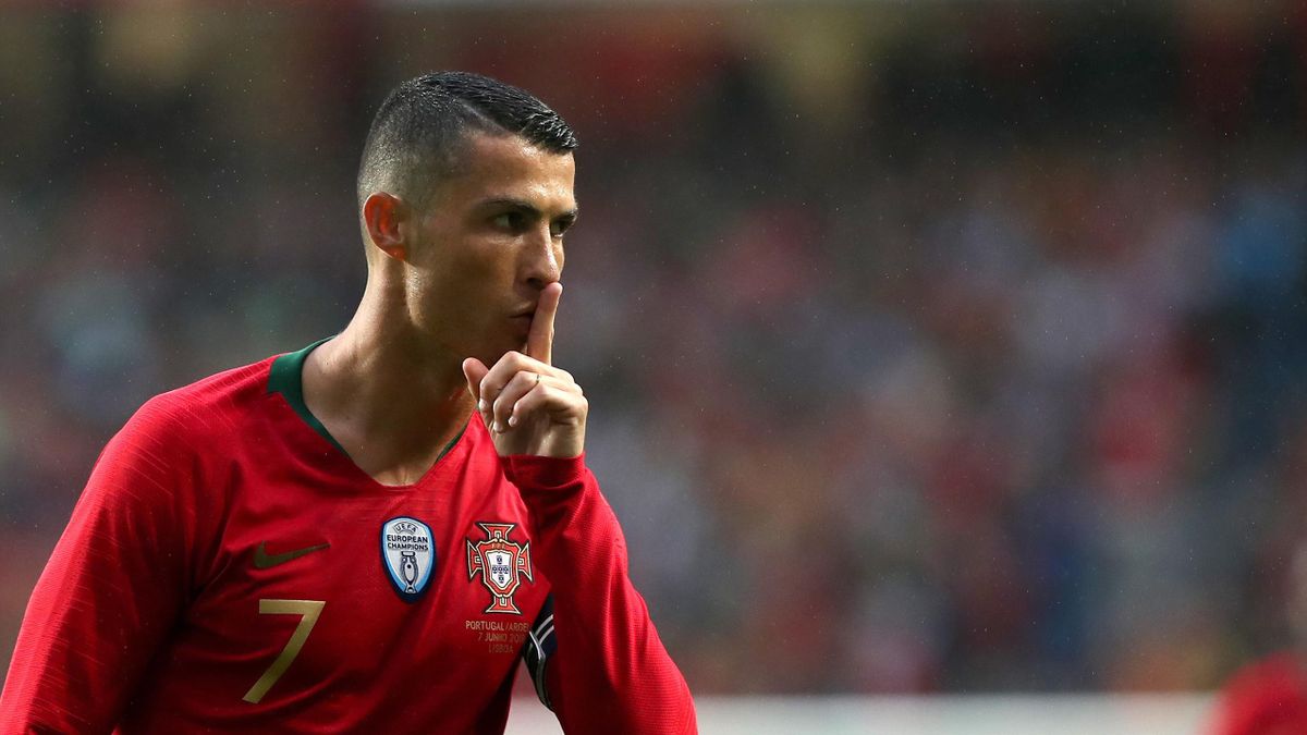 Portugal and Juventus star Cristiano Ronaldo celebrates