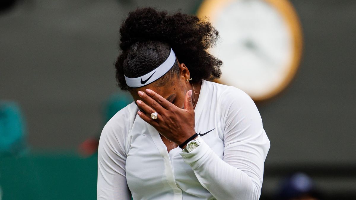 Serena Williams, battue au 1er tour à Wimbledon - 2022