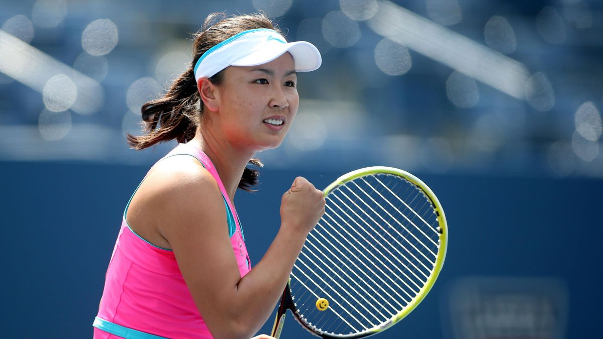 Peng Shuai (CHN) reacts after winning a point during her match against Belinda Bencic (SUI) on day nine of the 2014 US Open (Reuters)