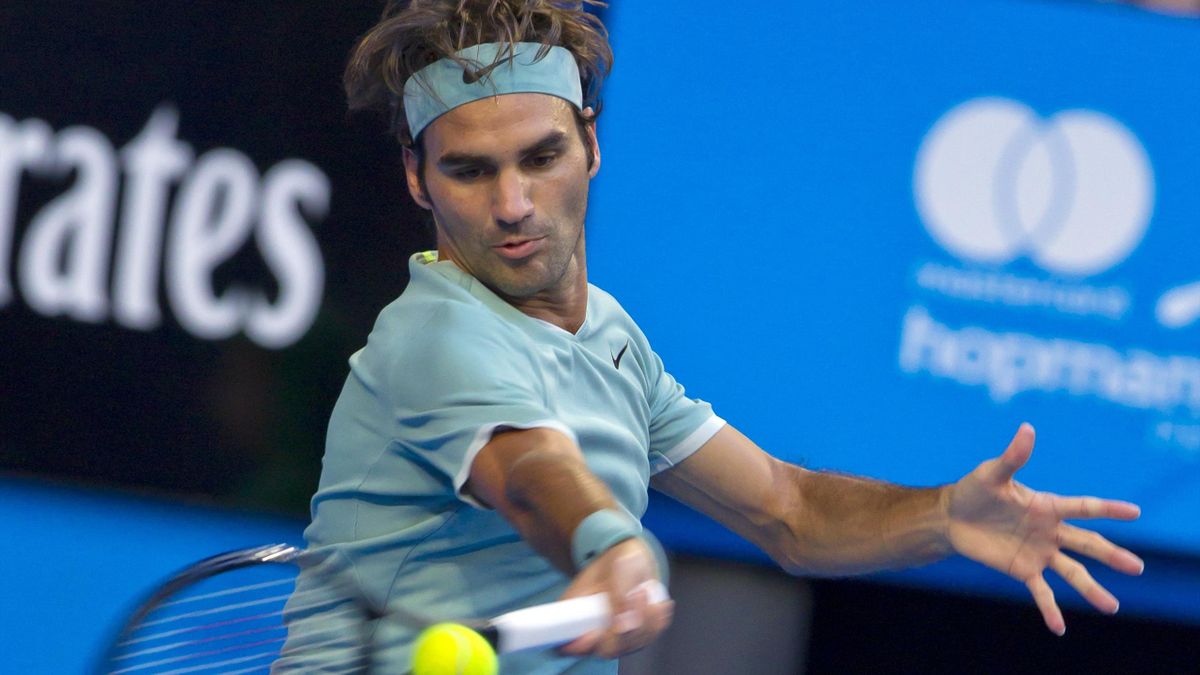 Roger Federer überzeugt bei Comeback Sieg gegen Dan Evans beim Hopman