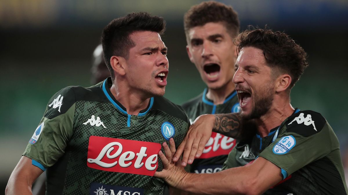 Lozano, Mertens - Hellas Verona-Napoli - Serie A 2019/2020 - Getty Images