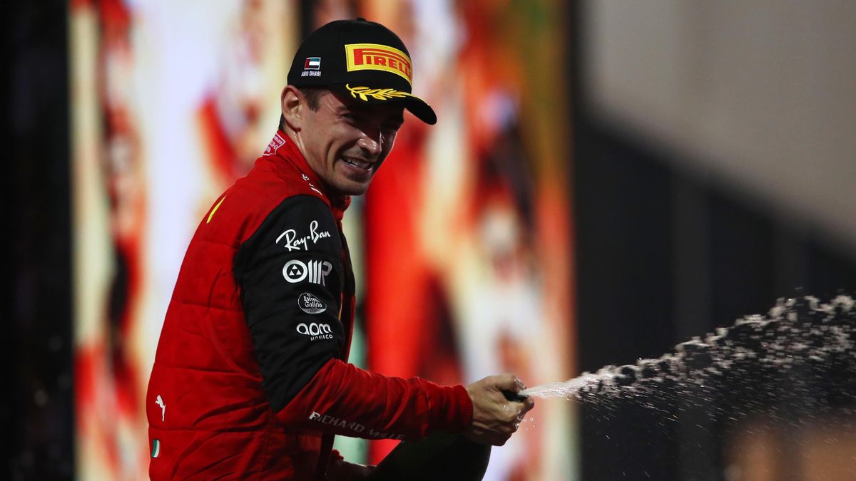 Charles Leclerc (Ferrari) au Grand Prix d'Abu Dhabi 2022