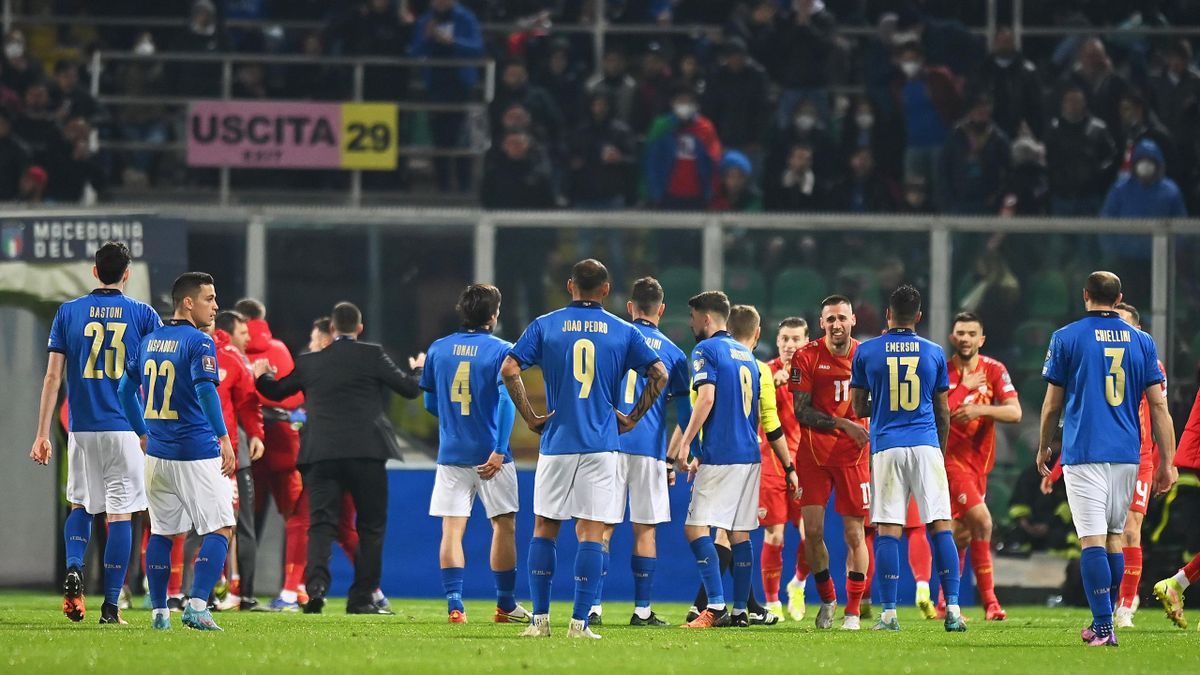 Italia, la finalul meciului cu Macedonia de Nord