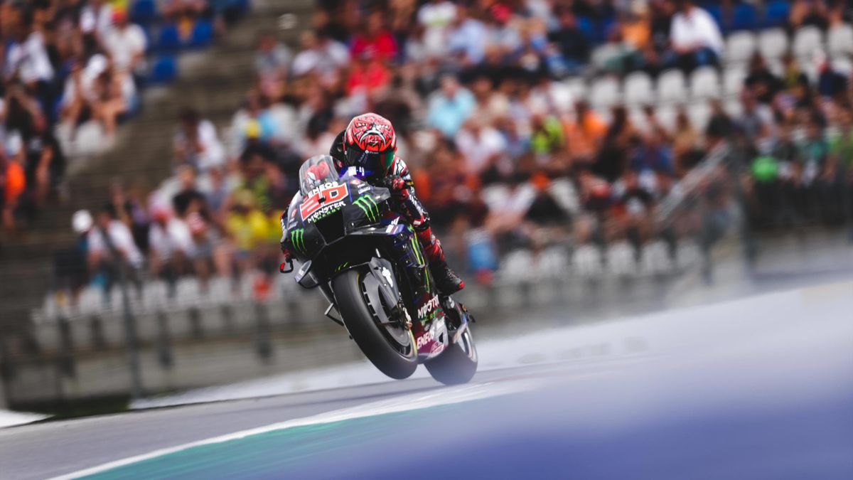 Fabio Quartararo (Yamaha) au Grand Prix d'Autriche 2022