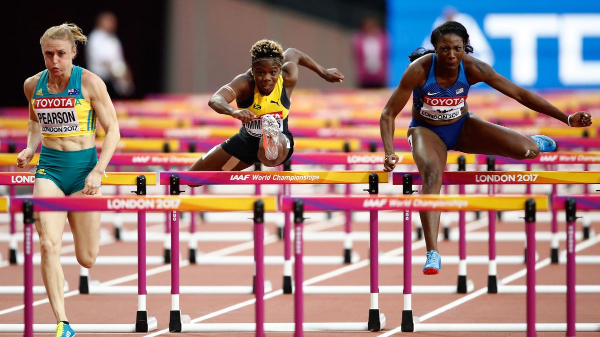 fastest 100 meter hurdles