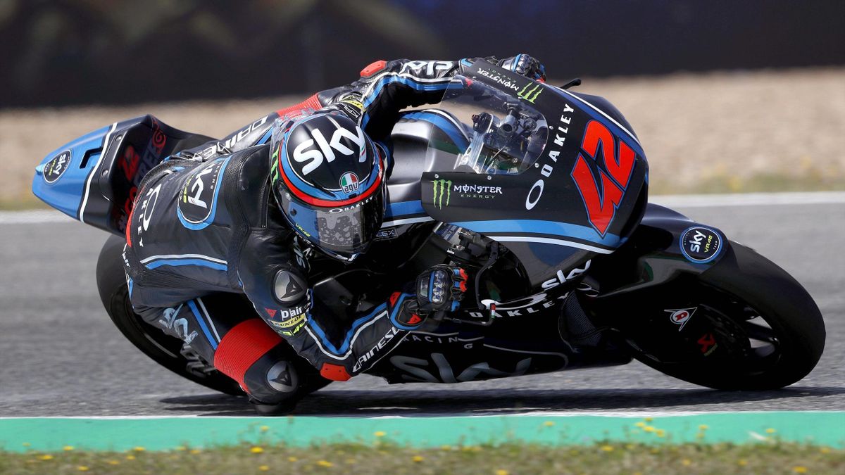 Francesco Bagnaia fährt zur Bestzeit im 3. Freien Training ...