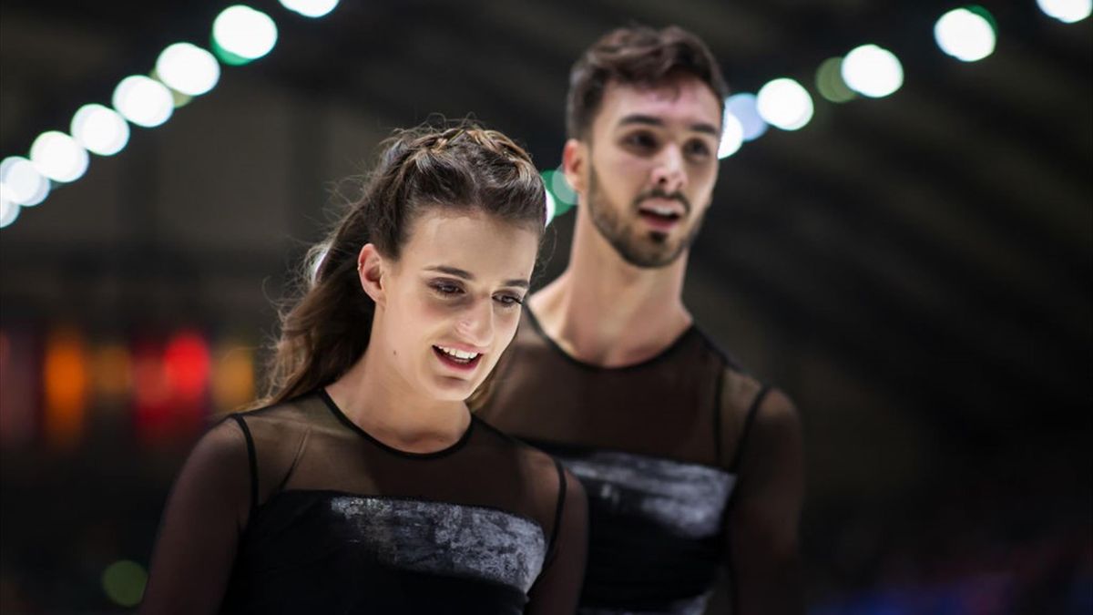 Gabriella Papadakis et Guillaume Cizeron aux championnats d'Europe 2020
