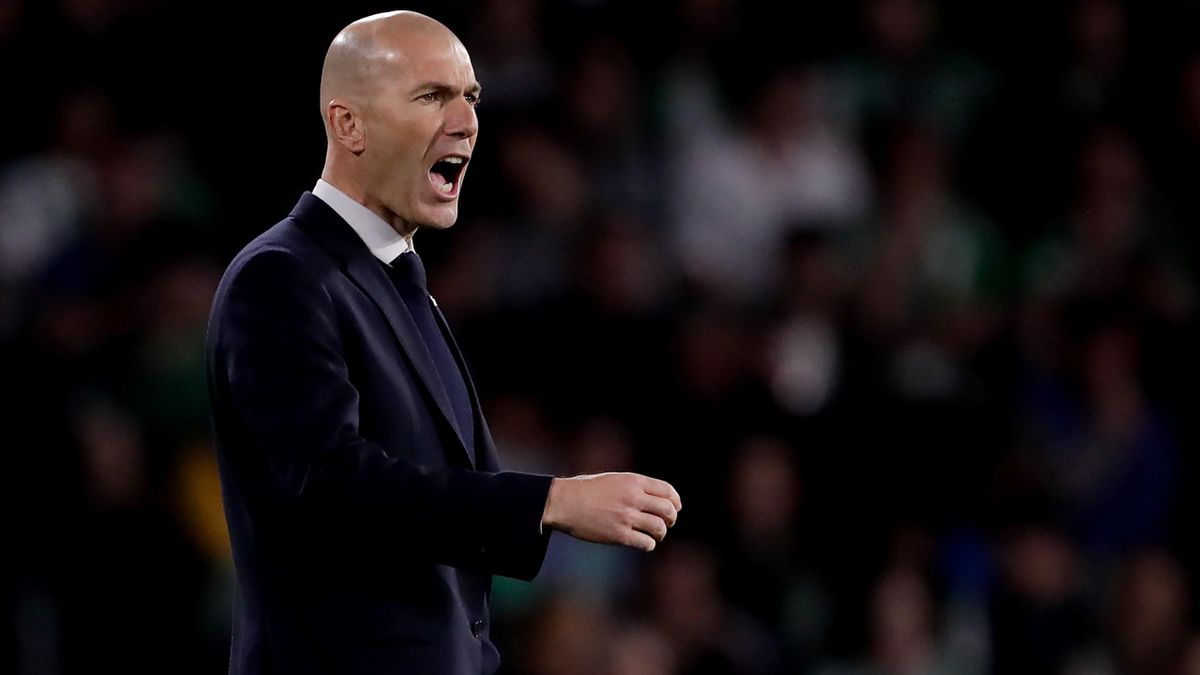 Zinédine Zidane im Spiel gegen Betis