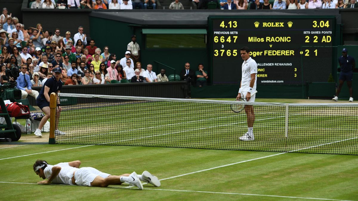 Milos Raonic a fini par terrasser Roger Federer