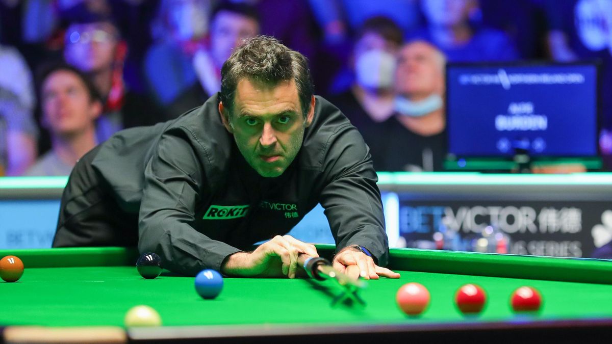 Ronnie O’Sullivan in action at the Northern Ireland Open