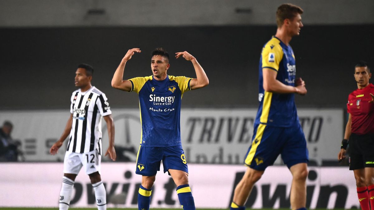 Giovanni Simeone , Verona-Juventus, Getty Images