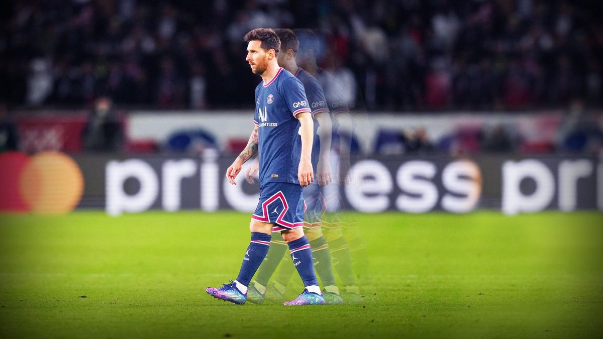 Lionel Messi, l'homme qui marche au PSG (montage : Q. Guichard)