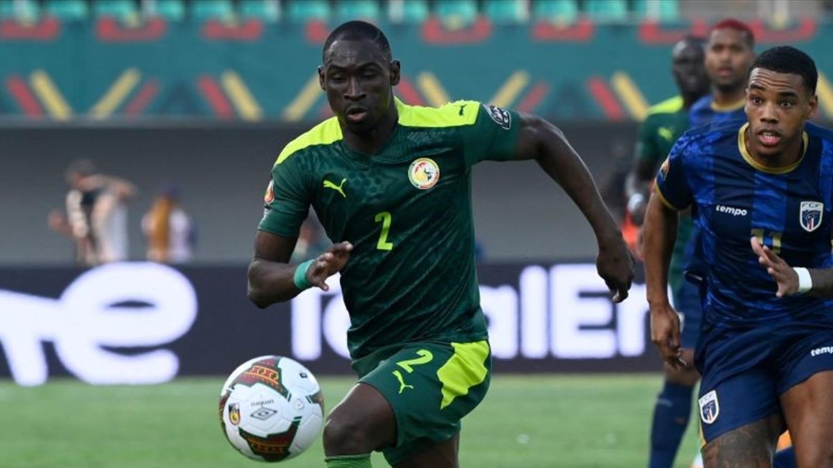 Saliou Ciss lors de Sénégal - Cap Vert en Coupe d'Afrique des Nations le 25 janvier 2022