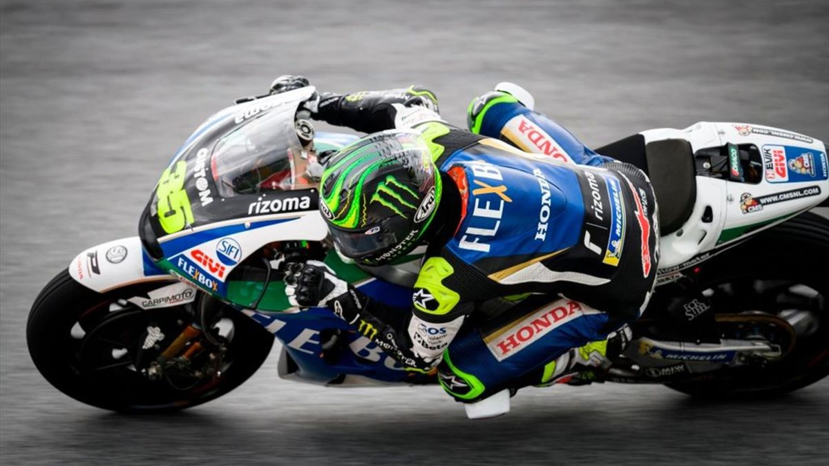 LCR Honda's British rider Cal Crutchlow rides during the third practice session of the Austrian MotoGP Grand Prix at the Red Bull Ring in Spielberg, Austria on August 11, 2018. (Photo by Jure Makovec / AFP) (Photo credit should read JURE MAKOVEC/AFP/Getty