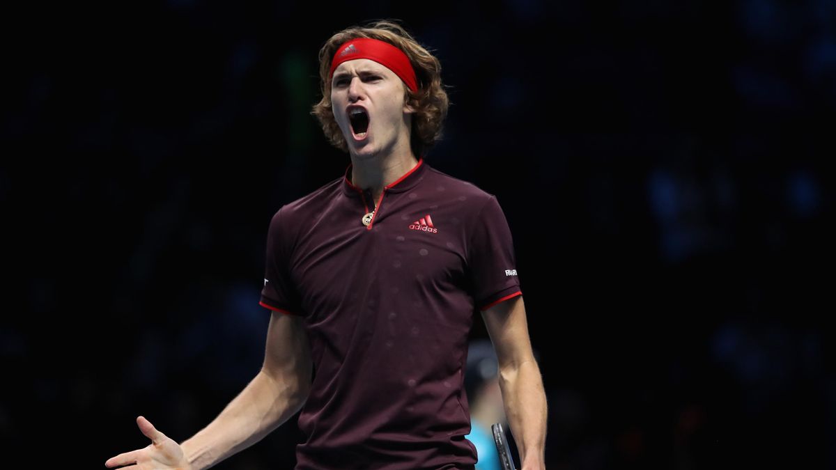 Alexander Zverev, stress ou paillettes face à l'idole ...