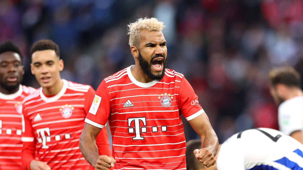 længde censur Uberettiget Hertha Berlin 2-3 Bayern Munich: Jamal Musiala and Eric Maxim Choupo-Moting  lift champions to scrappy win - Eurosport