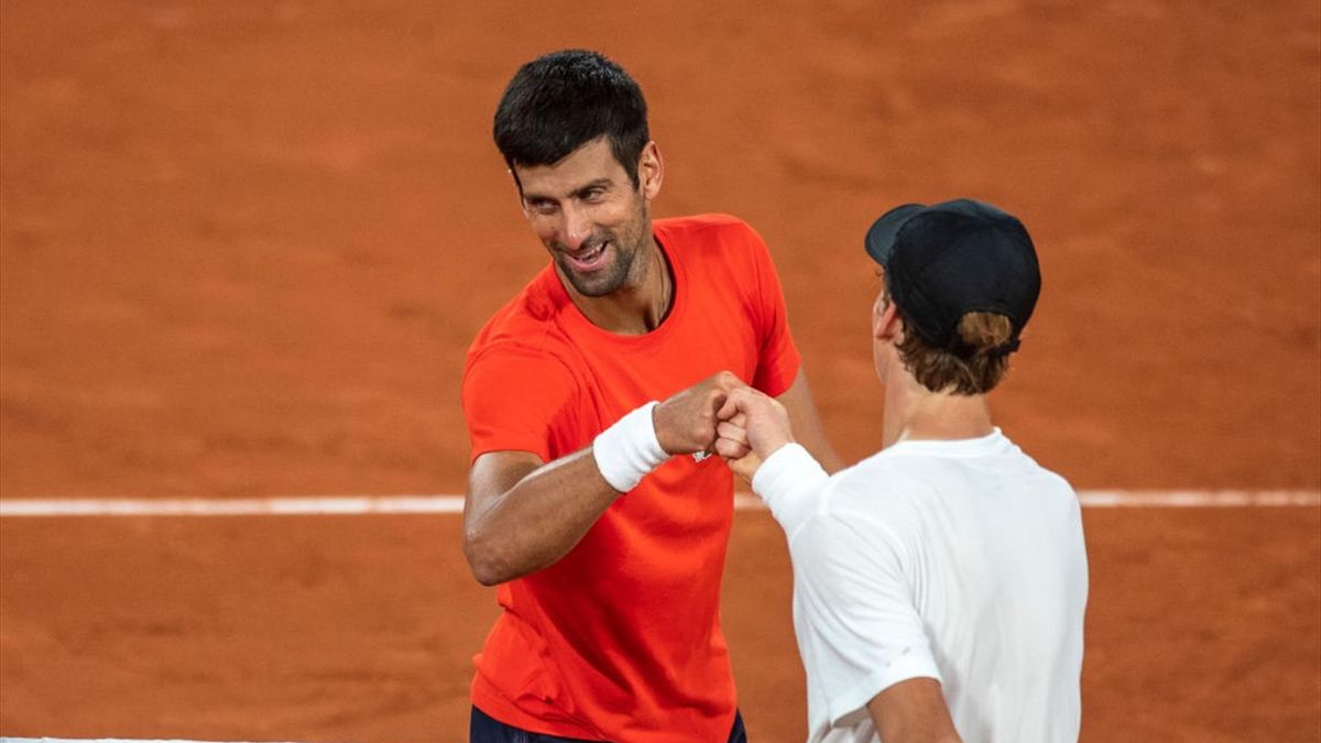 Tennis, Djokovic: "Sinner ha potenziale per essere il numero 1" - Eurosport