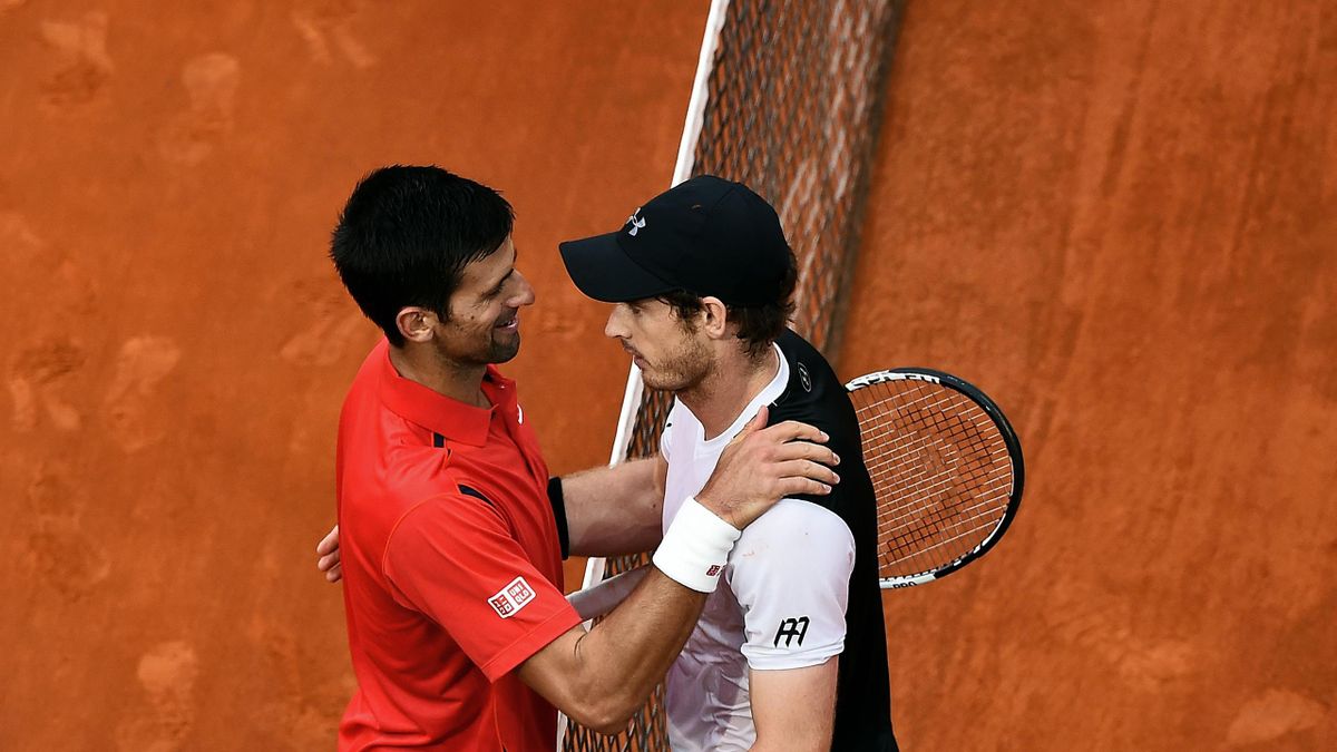 Andy Murray et Novak Djokovic