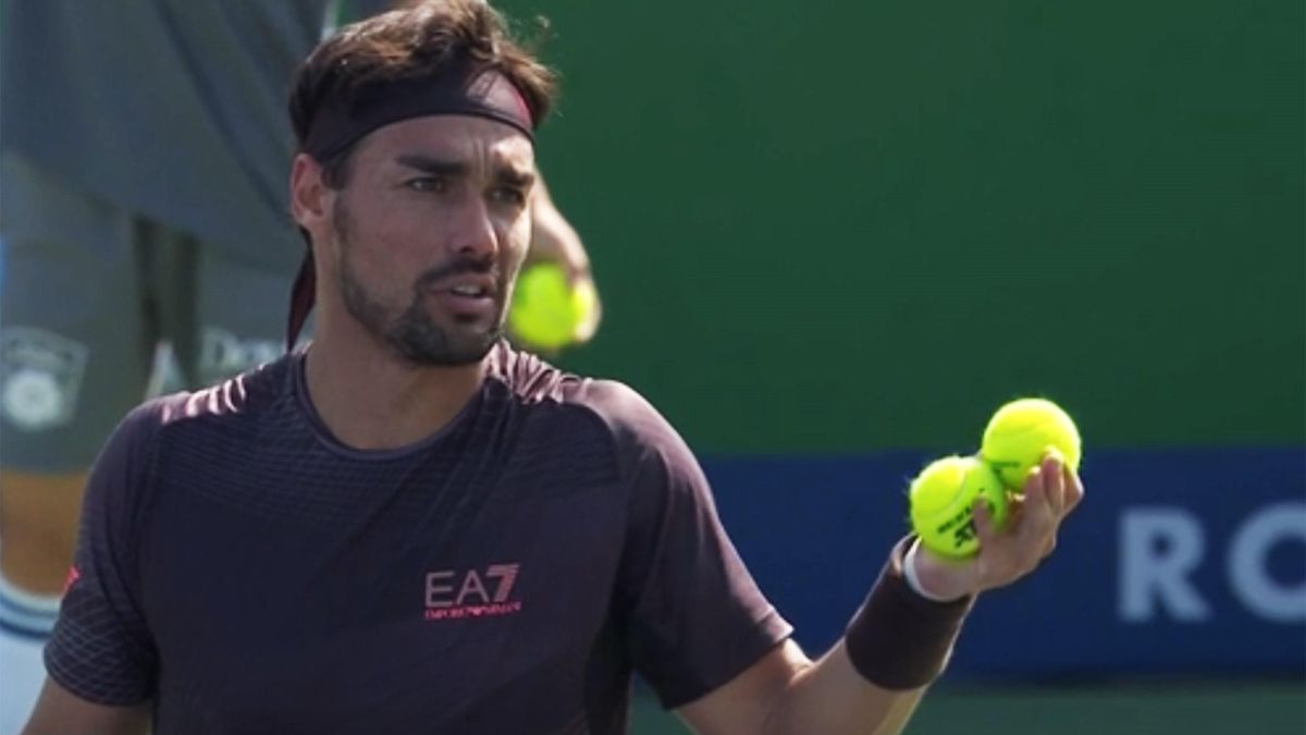 Atp Masters Shanghai Fabio Fognini Spuckt Auf Court Und Legt Sich Mit Fan An Eurosport