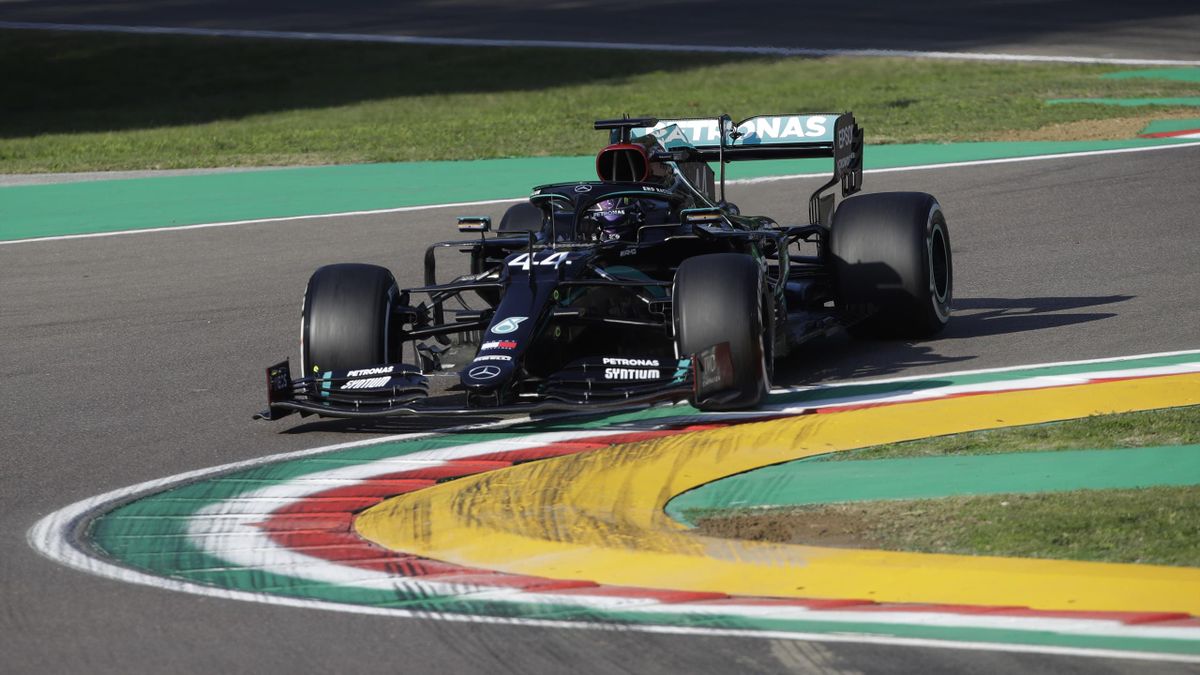 Lewis Hamilton Sets Pace During Imola Practice Eurosport