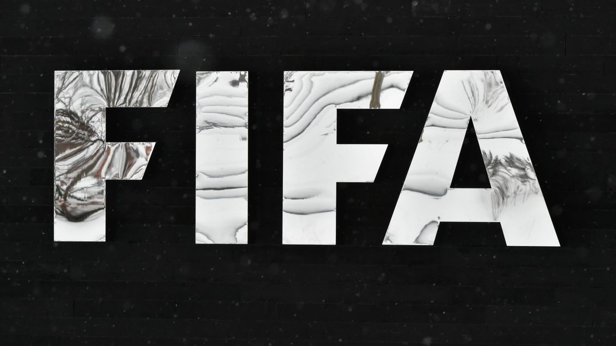 Le logo de la FIFA au siège de Zurich.