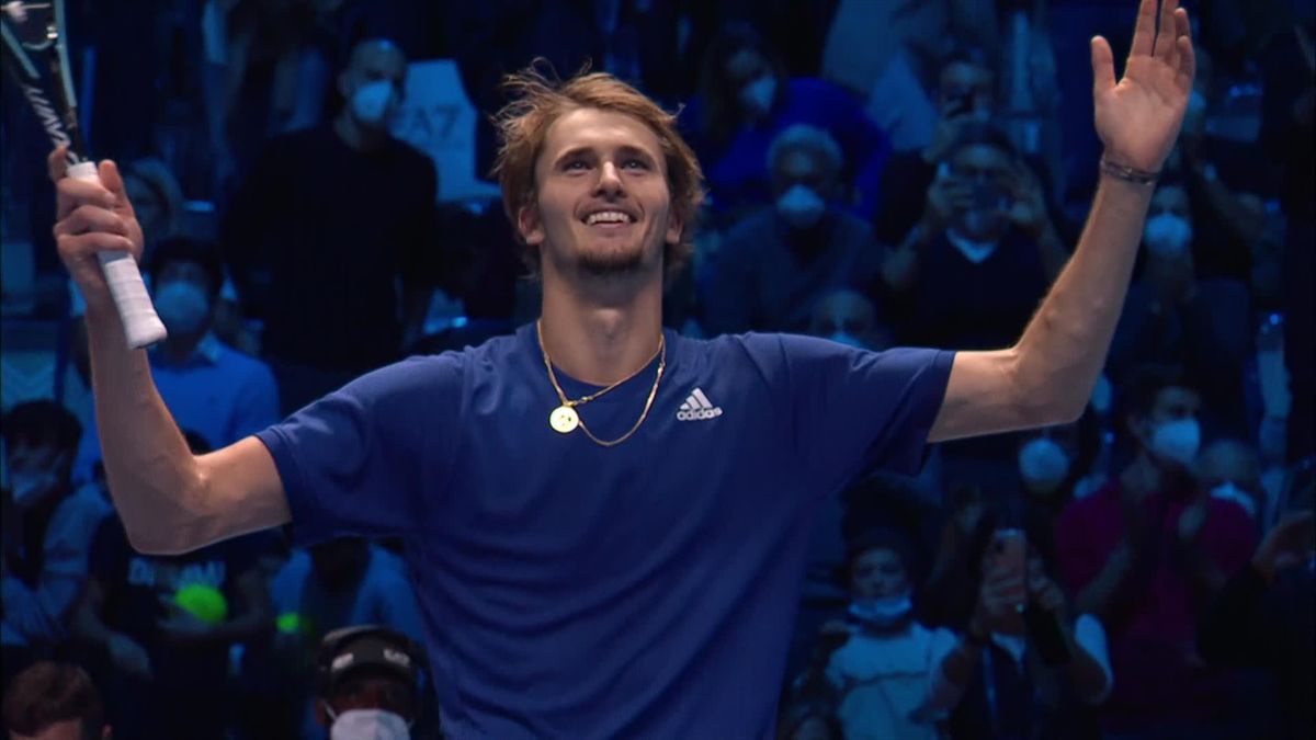 ATP Tennis Turin semi final single-Matchpoint Djokovic / zverev