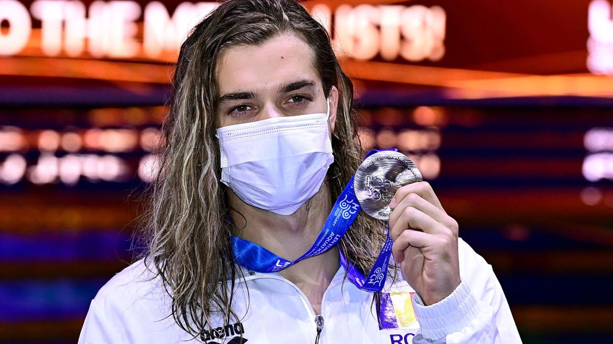 Robert Glință a cucerit medalia de arginta în proba de 50 m spate la Europeanul de înot de la Budapesta